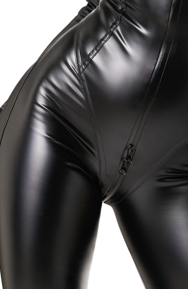 Sort wetlook catsuit - Lust Unleashed - COAX Copenhagen
