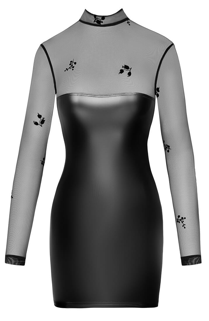 Wetlook X Nylon bodycon kjole - Lustful Glow - COAX Copenhagen