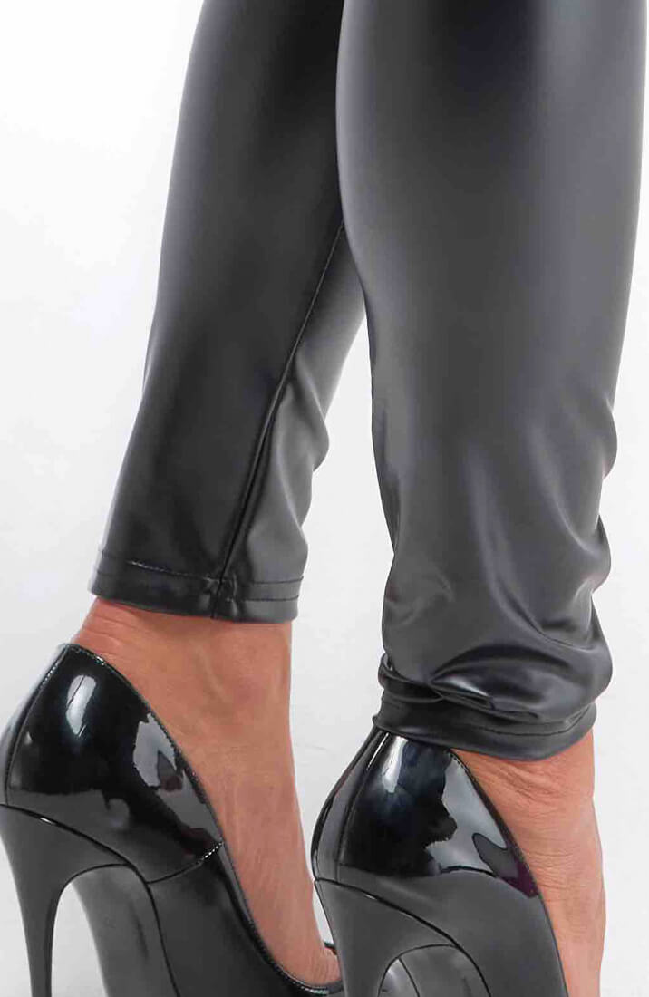 Bundløse wetlook leggings - Get Down - COAX Copenhagen