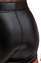 Indlæs billede til gallerivisning Sorte wetlook boxershorts - Steel Temptation - COAX Copenhagen