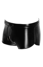 Indlæs billede til gallerivisning Sorte wetlook boxershorts - Steel Temptation - COAX Copenhagen