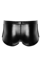 Indlæs billede til gallerivisning Sorte wetlook boxershorts - Steel Temptation - COAX Copenhagen