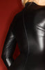 Fræk sort wetlook catsuit - LUSSO