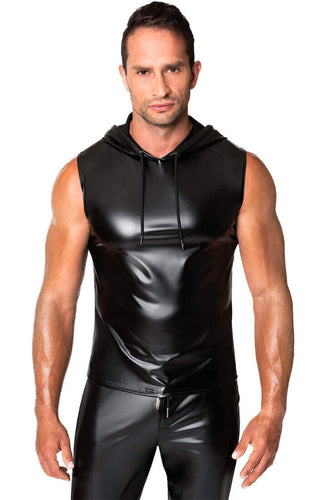 Wetlook hoodie uden ærmer - Dark Command - COAX Copenhagen
