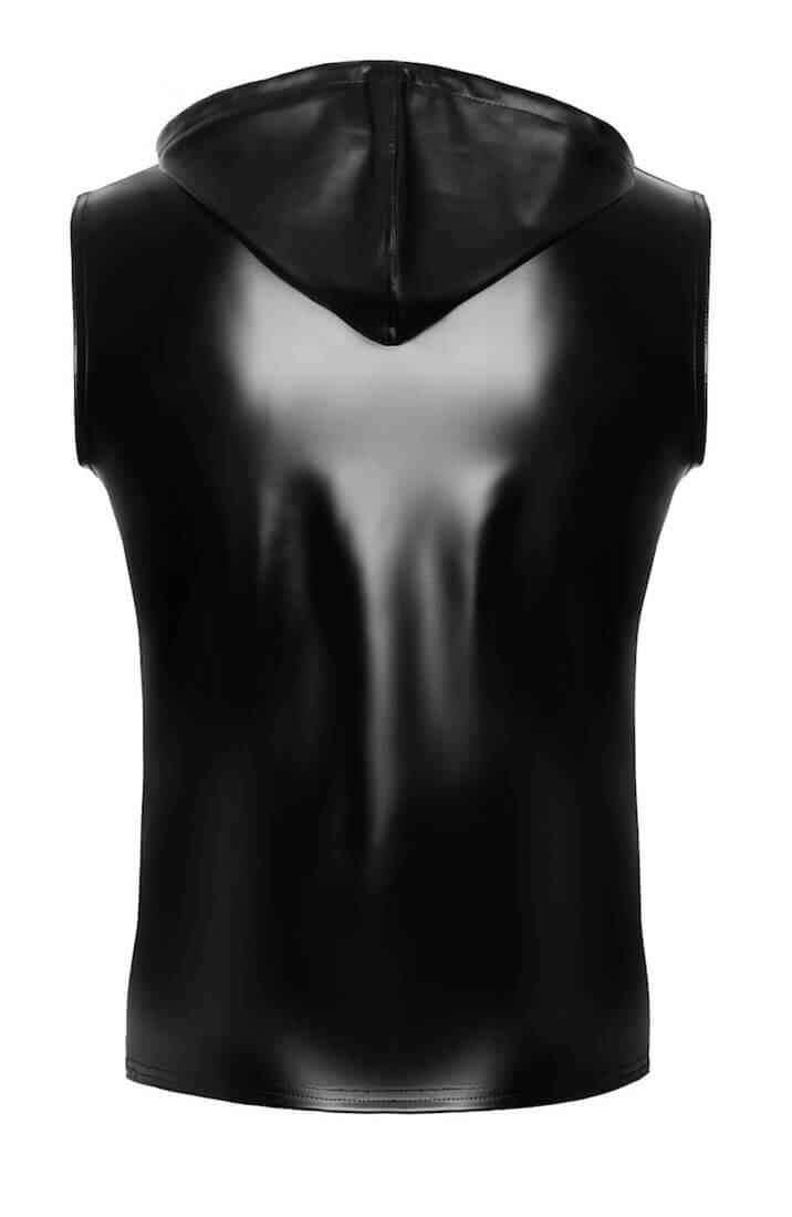 Wetlook hoodie uden ærmer - Dark Command - COAX Copenhagen