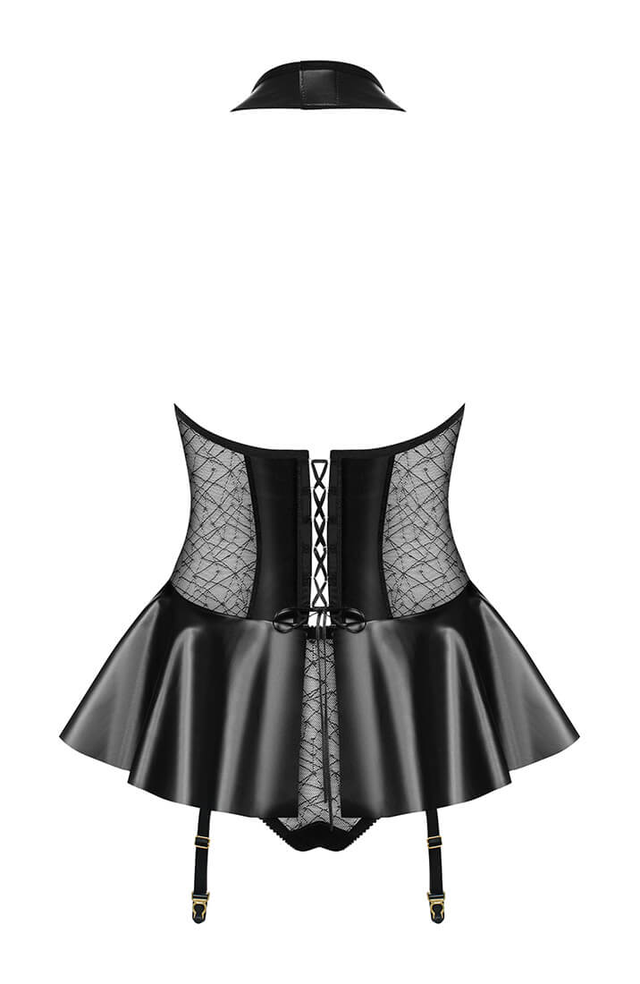 Wetlook peplum lingeri sæt - My Terms - COAX Copenhagen