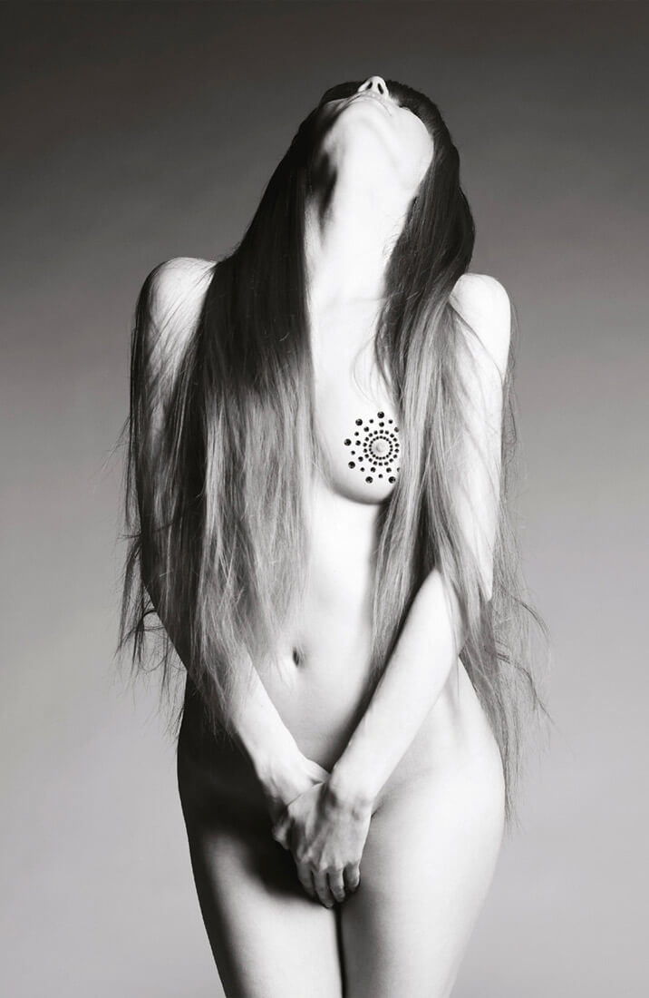 Sølv similisten nipple stickers - COAX Copenhagen