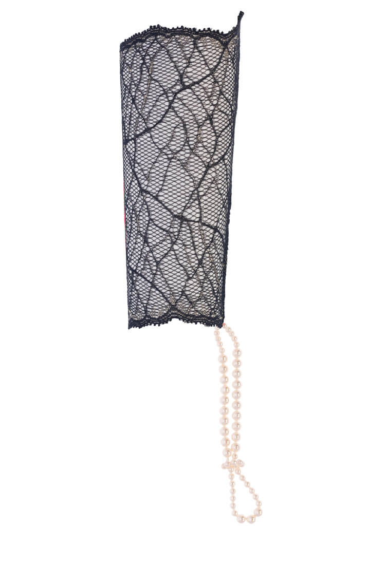 Sort handske med stimulerende perlesnor - Sydney Glove - COAX Copenhagen