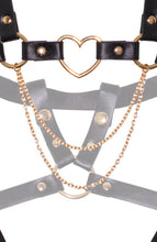 Indlæs billede til gallerivisning Sort faux læder body harness - What&#39;s Your Kink