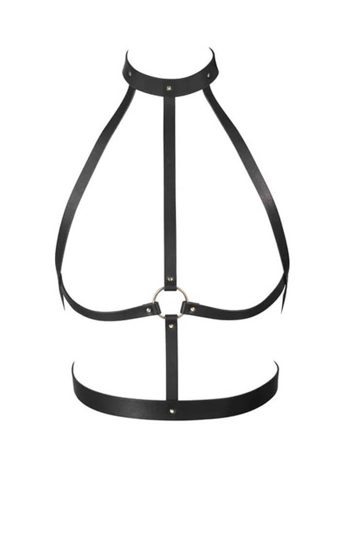 Faux læder body bondage harness - COAX Copenhagen