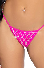 Indlæs billede til gallerivisning Fuchsia pink bikini med similisten - Diamond Diva