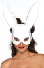 Hvid rabbit maske - Masquerade Rabbit