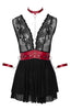 Lingeri kjole med choker & restraints - Seeking Visuals