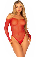 Indlæs billede til gallerivisning Rød bodysuit med similisten - Looking for Romance