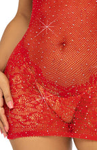 Indlæs billede til gallerivisning Rød lingeri kjole med similisten - Craving Your Kisses