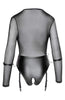 Sort bundløs bodysuit - Into Voyeurism