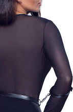 Indlæs billede til gallerivisning Sort bundløs bodysuit - Into Voyeurism