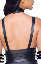 Indlæs billede til gallerivisning Sort kjole med harness restraints - Guilty of Observation