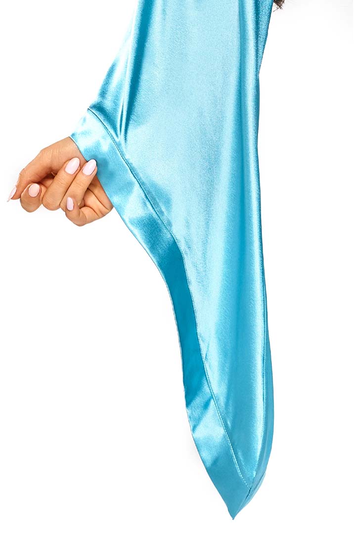 Turkis satin kimono - Sara - COAX Copenhagen