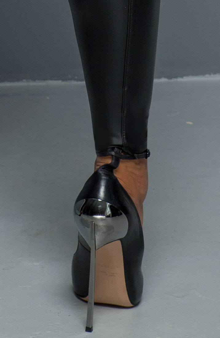 Wetlook leggings med 2-way lynlås - Case Of The Ex - COAX Copenhagen